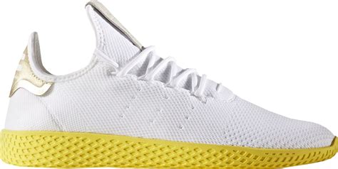 adidas schuhe pw tennis hu weiß gelb|Adidas Pharrell Williams Tennis Hu .